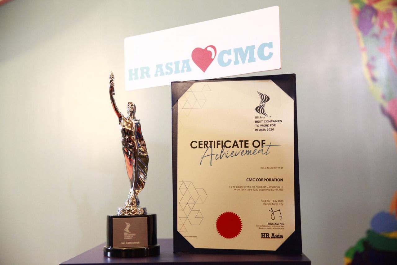 CMC is honored as one of the Best Companies to work for in Asia 2020